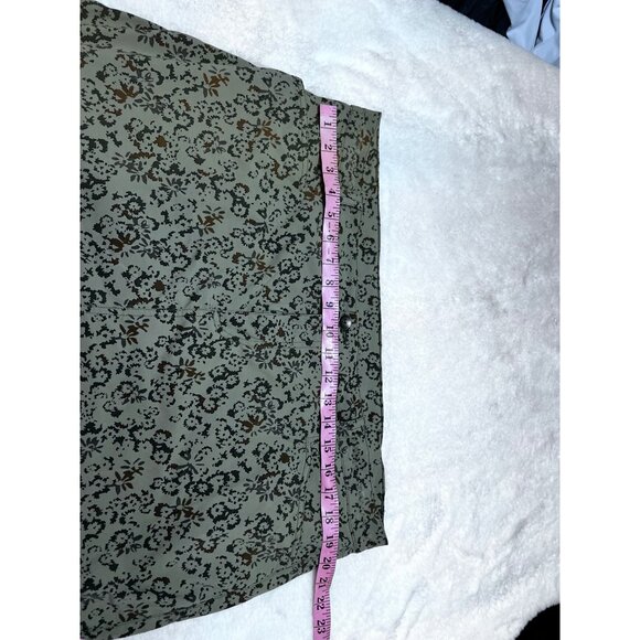 Eddie Bauer Womens Floral Print Skirt Size 18 Nylon Spandex Blend Machine Washab - Picture 5 of 7